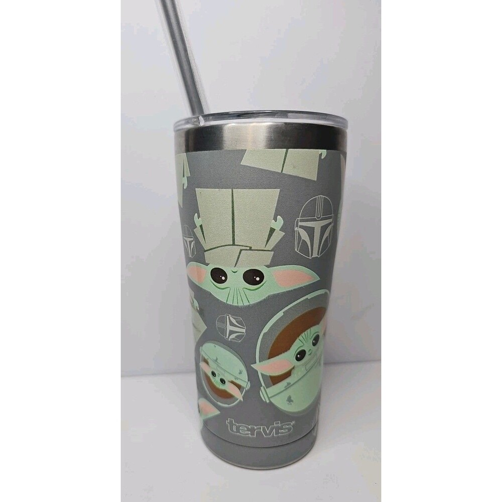 Star Wars The Mandalorian The Child Pattern baby YODA 20oz Stainless Tervis